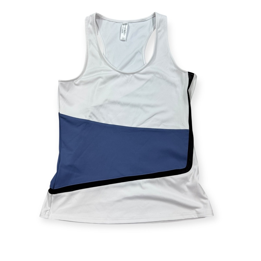 Inphorm Tank Top Size Small White Palladia Baseline Racerback Athletic Top